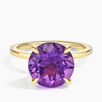 Berry Burst Amethyst and Diamond Cocktail Ring