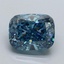 1.15 Ct. Fancy Vivid Blue Cushion Lab Grown Diamond