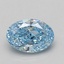 1.09 Ct. Fancy Vivid Blue Oval Lab Grown Diamond