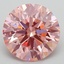 3.01 Ct. Fancy Vivid Pink Round Lab Grown Diamond