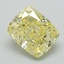 1.32 Ct. Fancy Intense Yellow Cushion Lab Grown Diamond
