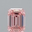 1.00 Ct. Fancy Intense Pink Emerald Lab Grown Diamond