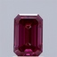 1.32 Ct. Fancy Deep  Pink Emerald Lab Grown Diamond