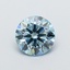 1.17 Ct. Fancy Intense  Blue Round Lab Grown Diamond
