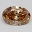 1.37 Ct. Fancy  Brown Oval Lab Grown Diamond