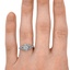 The Chi Ring, smallzoomed in top view on a hand