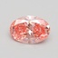 1.10 Ct. Fancy Vivid Pink Oval Lab Grown Diamond