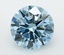 3.04 Ct. Fancy Vivid  Blue Round Lab Grown Diamond