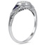 The Brileigh Ring, smalltop view on a hand