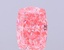 2.79 Ct. Fancy Vivid  Pink Cushion Lab Grown Diamond