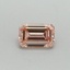 0.38 Ct. Fancy Intense Pink Emerald Lab Grown Diamond