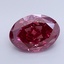 4.73 Ct. Fancy Deep  Pink Oval Lab Grown Diamond