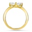 Bow-Inspired Diamond Ring, smallside view