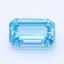 0.94 Ct. Fancy Vivid Blue Emerald Lab Grown Diamond