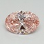 1.78 Ct. Fancy Vivid Pink Oval Lab Grown Diamond