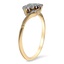 The Dagwood Ring, smalltop view on a hand