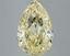 5.09 Ct. Fancy Yellow Pear Lab Grown Diamond