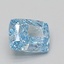 1.09 Ct. Fancy Vivid Blue Cushion Lab Grown Diamond