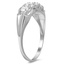 The Elita Ring, smalltop view on a hand