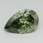 1.50 Ct. Fancy Vivid Green Pear Lab Grown Diamond