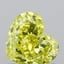 1.11 Ct. Fancy Intense Yellow Heart Lab Grown Diamond