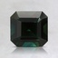 6.6x6.2mm Teal Asscher Sapphire