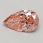 0.54 Ct. Fancy Vivid Pink Pear Lab Grown Diamond