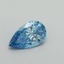 1.03 Ct. Fancy Vivid Blue Pear Lab Grown Diamond