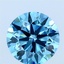 2.00 Ct. Fancy Vivid Blue Round Lab Grown Diamond