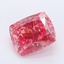 1.01 Ct. Fancy Vivid Pink Cushion Lab Grown Diamond