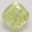 1.15 Ct. Fancy Yellow Cushion Diamond