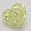 2.04 Ct. Fancy Intense Yellow Heart Diamond