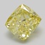 2.07 Ct. Fancy Intense  Yellow Cushion Lab Grown Diamond