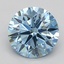 1.08 Ct. Fancy Vivid  Blue Round Lab Grown Diamond