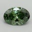 1.01 Ct. Fancy Vivid Green Oval Lab Grown Diamond