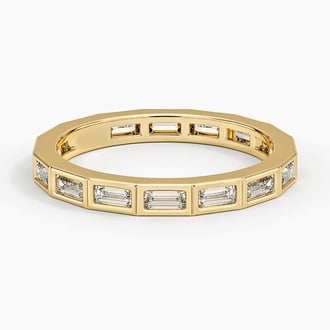 Bezel Baguette Eternity Lab Diamond Ring (3/4 ct. tw.)