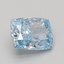 1.53 Ct. Fancy Vivid Blue Cushion Lab Grown Diamond