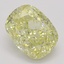 0.90 Ct. Fancy Yellow Cushion Diamond