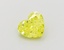 1.23 Ct. Fancy Vivid  Yellow Heart Lab Grown Diamond