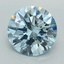 5.01 Ct. Fancy Intense  Blue Round Lab Grown Diamond