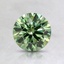 0.84 Ct. Fancy Vivid Pacific Green Round Lab Grown Diamond