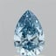 1.07 Ct. Fancy Vivid Blue Pear Lab Grown Diamond