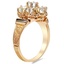 The Orianna Ring, smalltop view on a hand