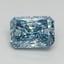 2.15 Ct. Fancy Vivid Blue Radiant Lab Grown Diamond