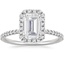 18K White Gold Waverly Halo Diamond Ring (1/2 ct. tw.), smalltop view