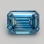 3.07 Ct. Fancy Vivid Blue Emerald Lab Grown Diamond