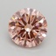 2.50 Ct. Fancy Intense Pink Round Lab Grown Diamond