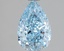 1.58 Ct. Fancy Vivid Blue Pear Lab Grown Diamond