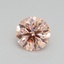 0.81 Ct. Fancy Intense Pink Round Lab Grown Diamond