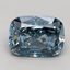 1.59 Ct. Fancy Intense Blue Cushion Lab Grown Diamond